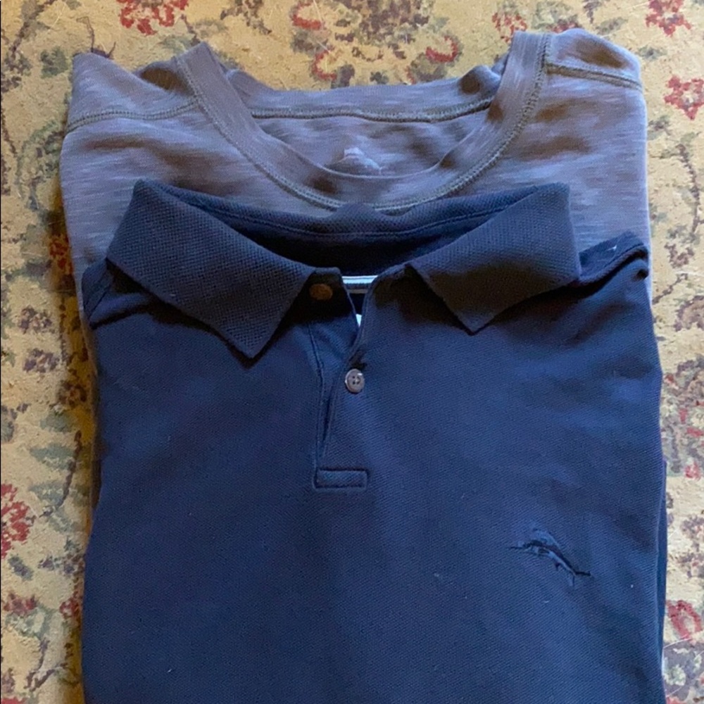 FINAL PRICE DROP. 2 Tommy Bahama men’s shirts